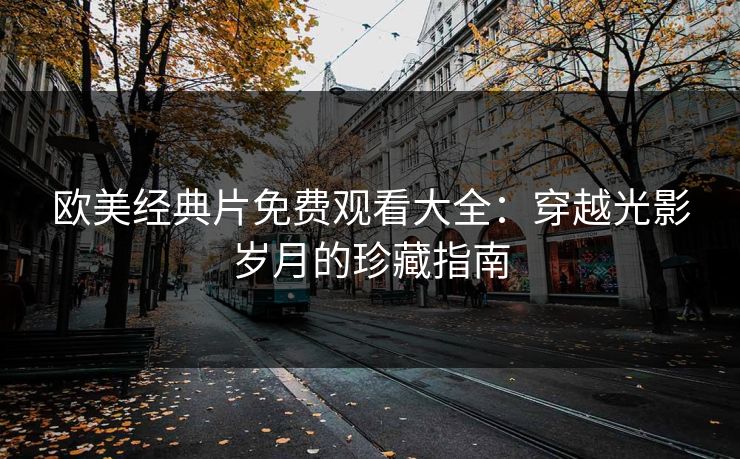 欧美经典片免费观看大全：穿越光影岁月的珍藏指南