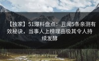 【独家】51爆料盘点：丑闻5条亲测有效秘诀，当事人上榜理由极其令人持续发酵